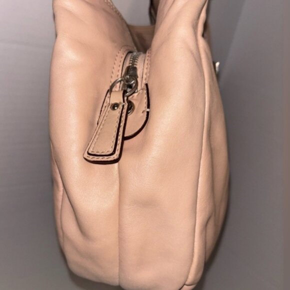 COACH Y2K LIGHT PINK SOHO LYNN LEATHER HOBO BAG SHOULDER BAG - Picture 4 of 9
